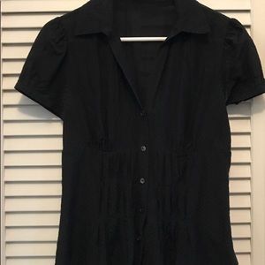 The Limited Black Button Up Blouse